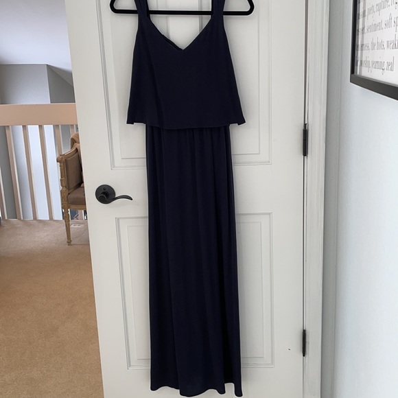 Zara navy maxi dress - Picture 4 of 7
